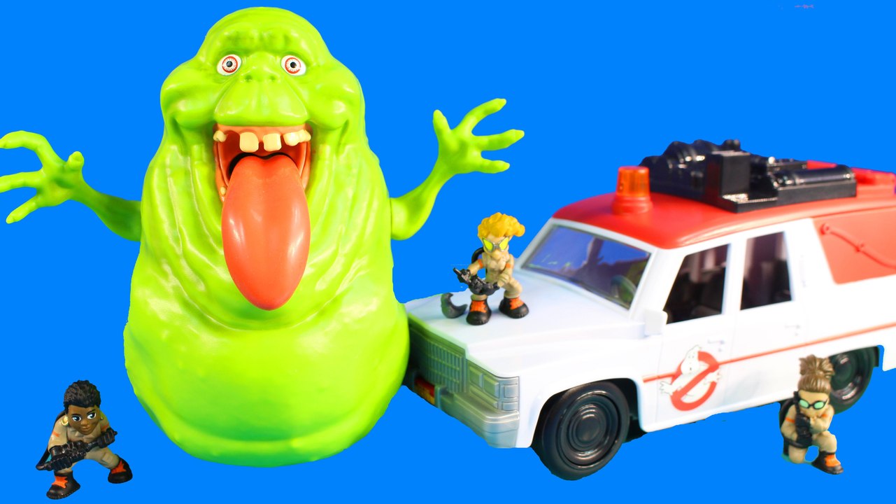 Ghostbusters Ecto Minis Ecto-1 Slimer et des tonnes de Glow dans l'appel des ténèbres Jouets Qui Ya Va