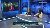 A repórter Monique Danello conversou com Philippe Coutinho e Daniel Alves