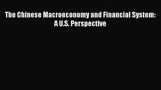 Read The Chinese Macroeconomy and Financial System: A U.S. Perspective Ebook Free