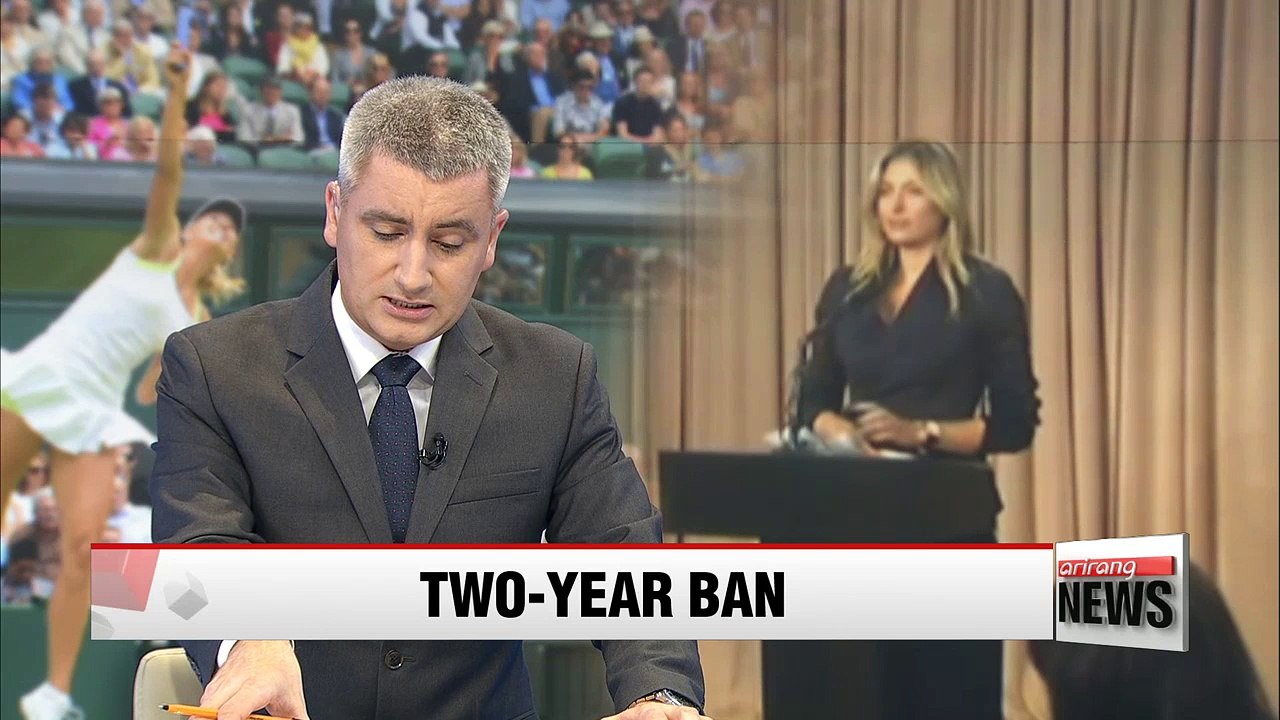 Maria Sharapova receives two year ban for doping