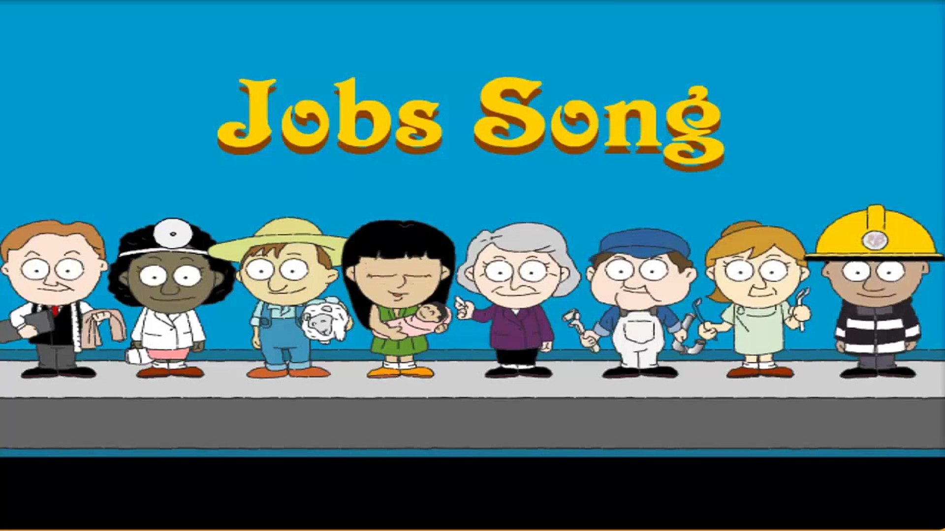 ⁣Kids Songs: job song People work | kids songs english with lyrics █▬█ █ ▀█▀