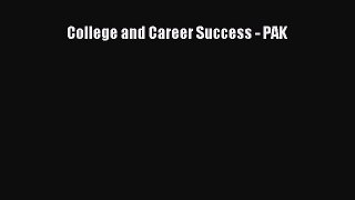 Download Book College and Career Success - PAK PDF Online