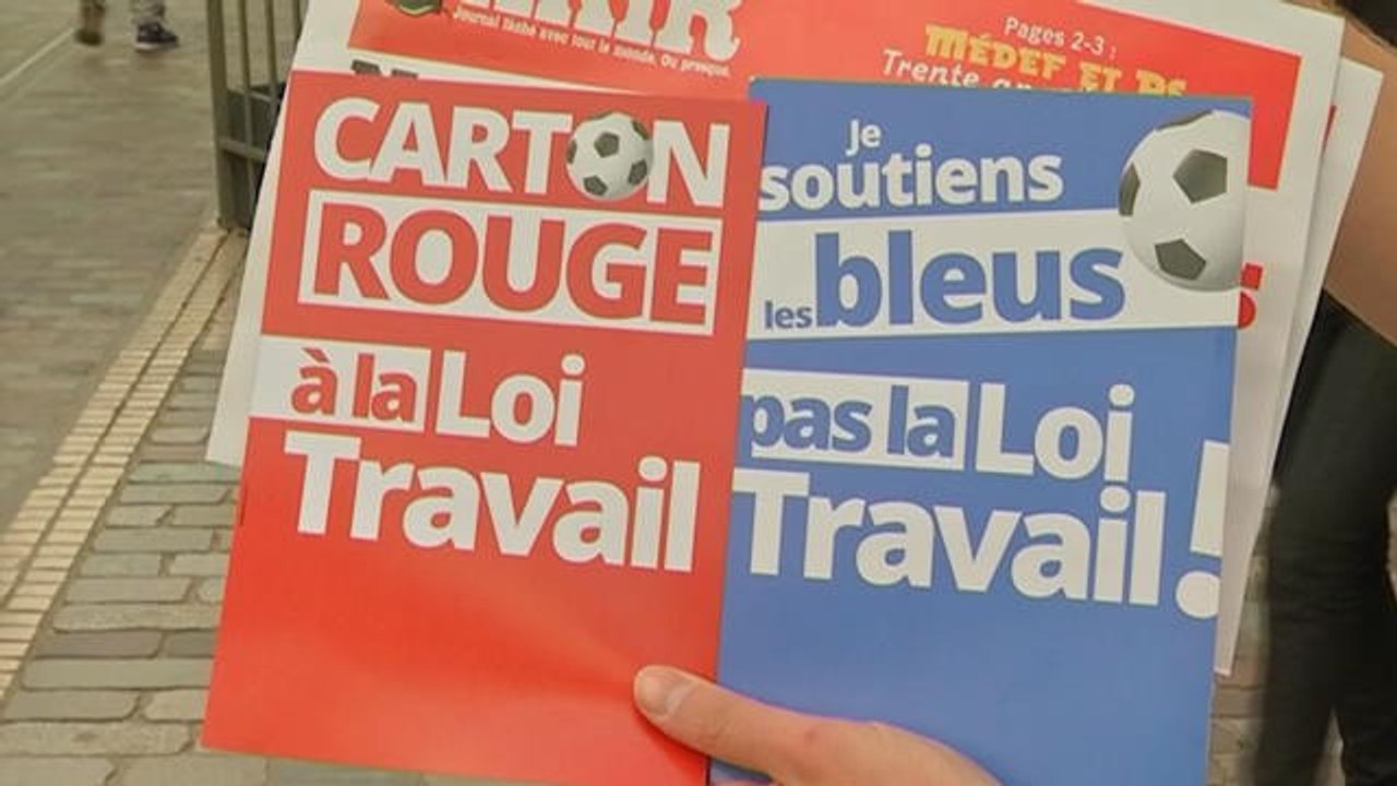 Début imminent de l'Euro, et poursuite des mobilisations contre la loi Travail - Le 09/06/2016 à 06h53