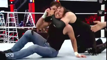 WWE RAW 6_6_2016 Dean Ambrose vs Kevin Owens