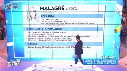 Enora Malagré est de retour dans TPMP et fait des confidences coquines