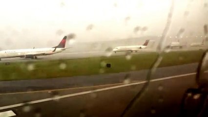 Airplane Struck By lightning