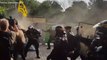 Affrontements entre manifestants et policiers devant le meeting du PS sur la loi Travail
