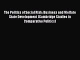 Read The Politics of Social Risk: Business and Welfare State Development (Cambridge Studies