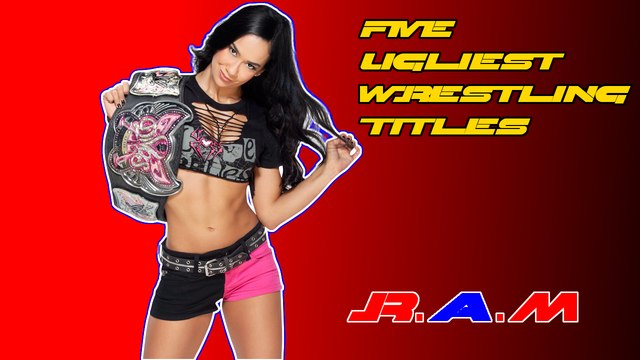 Five Ugliest Wrestling Titles