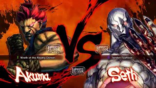 Ultra Street Fighter IV battle: Akuma vs Seth/Hard