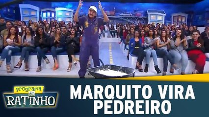 Marquito vira pedreiro
