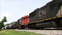 CN 5480 & GTW 5834 (6/29/14) Hester, LA HD