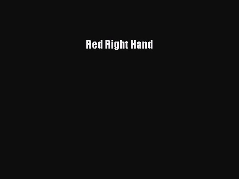 Read Red Right Hand Ebook Free
