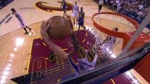 LeBron James contre le dunk de Stephen Curry après le coup de sifflet