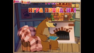 Развивающая игра для детей  Пятнашки  Мультфильм Маша и медведь на русском  Masha and bear