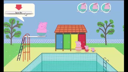 Мультфильм свинка Пеппа. Папа свин большие брызги. -  Cartoon Pig Peppa. Daddy pig's big splash