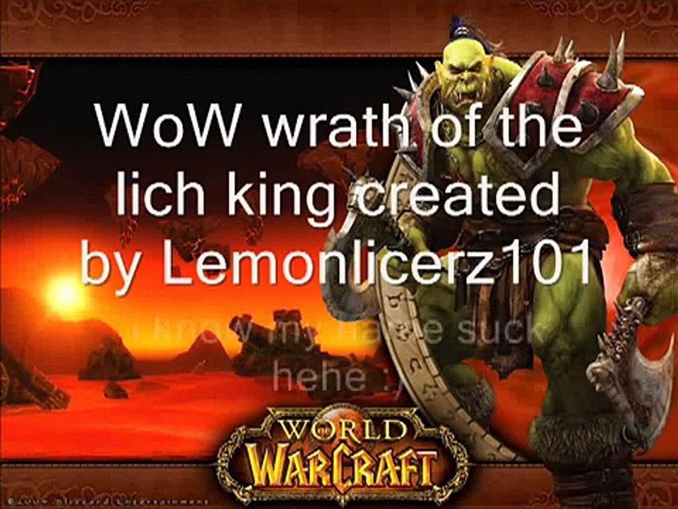 WoW wrath of the lich king client installer