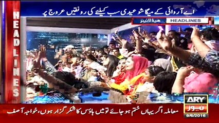 Headlines - 1300 - 9th June 2016