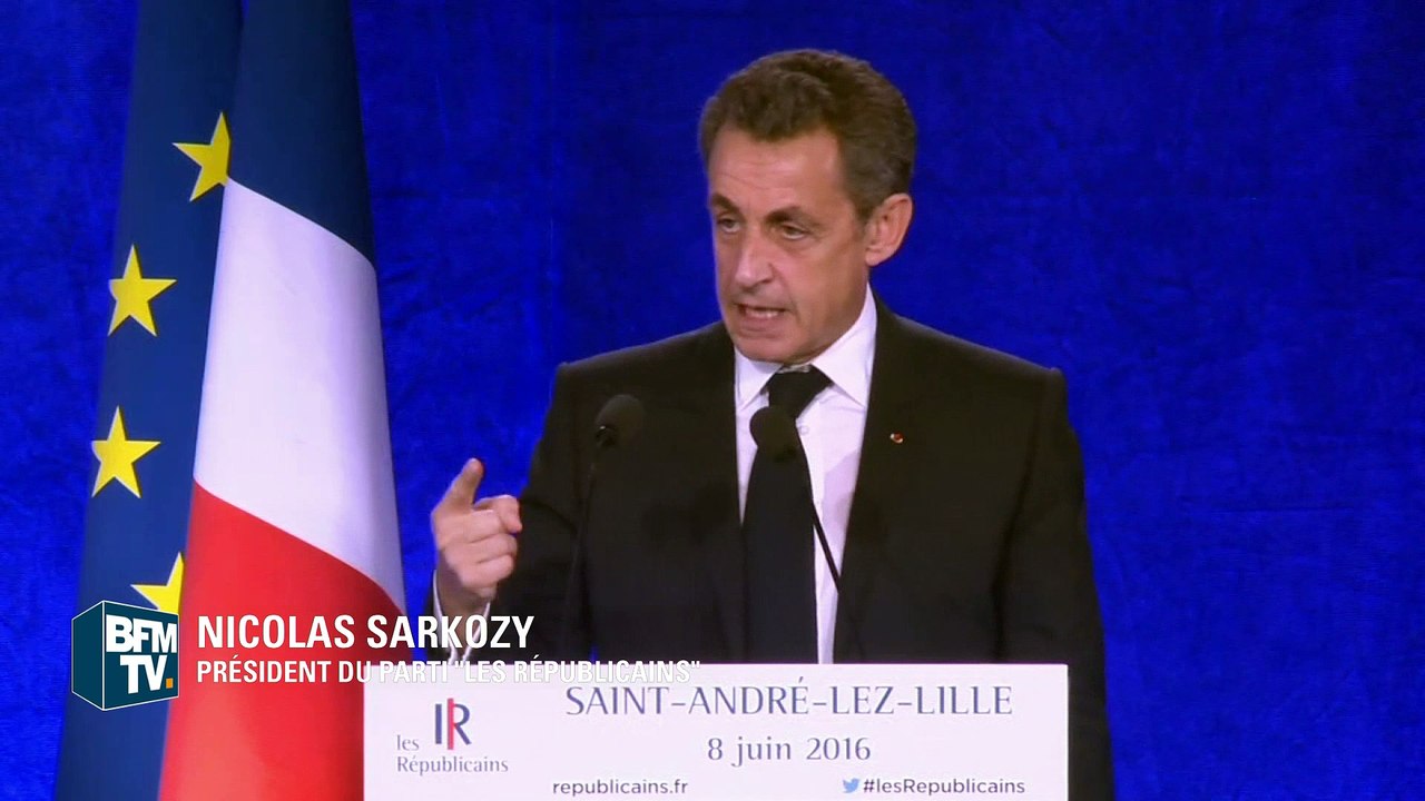 Nicolas Sarkozy fustige "le triomphe des minorités"