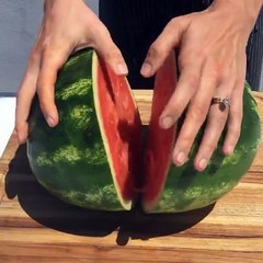 Crazy  Way To Cut A Watermelon