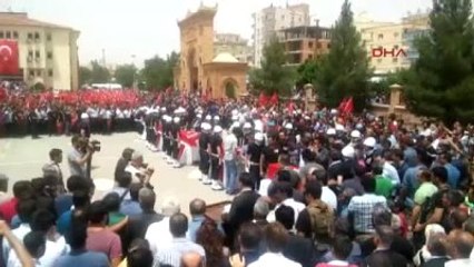 Midyat Şehit Polisler İçin Tören Düzenlendi-1