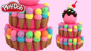 Play-Doh How to Make an Ice Cream Cake * Play Dough Art * Creative Fun for Kids * RainbowLearning