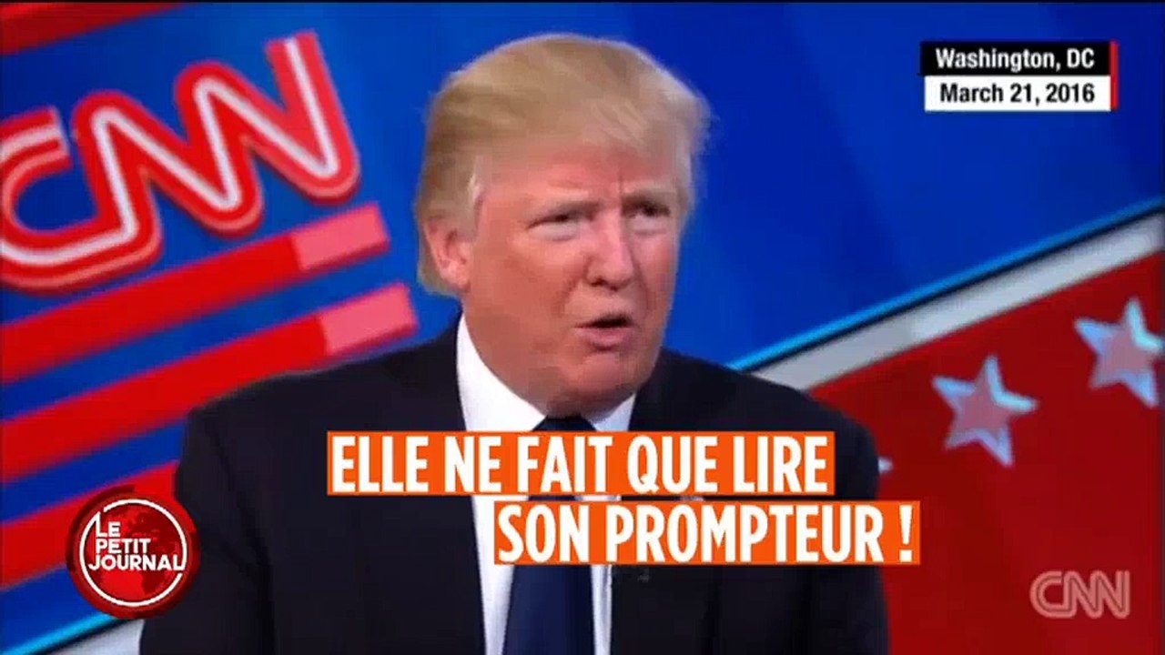 Donald Trump revient sur sa parole et se met à utiliser des prompteurs pour ses discours - Regardez