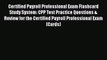 Download Book Certified Payroll Professional Exam Flashcard Study System: CPP Test Practice