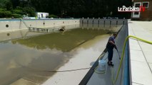 Inondations : bain de boue à la piscine d'Orsay (91)