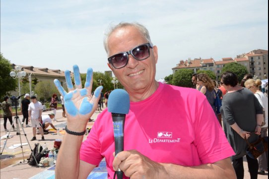 Festival Street Painting Toulon Mai 2016 - Interview Jean-Marc Tedone - 720p