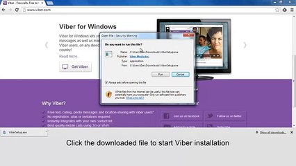 Install Viber on Windows 8, 7 PC for Free Calling