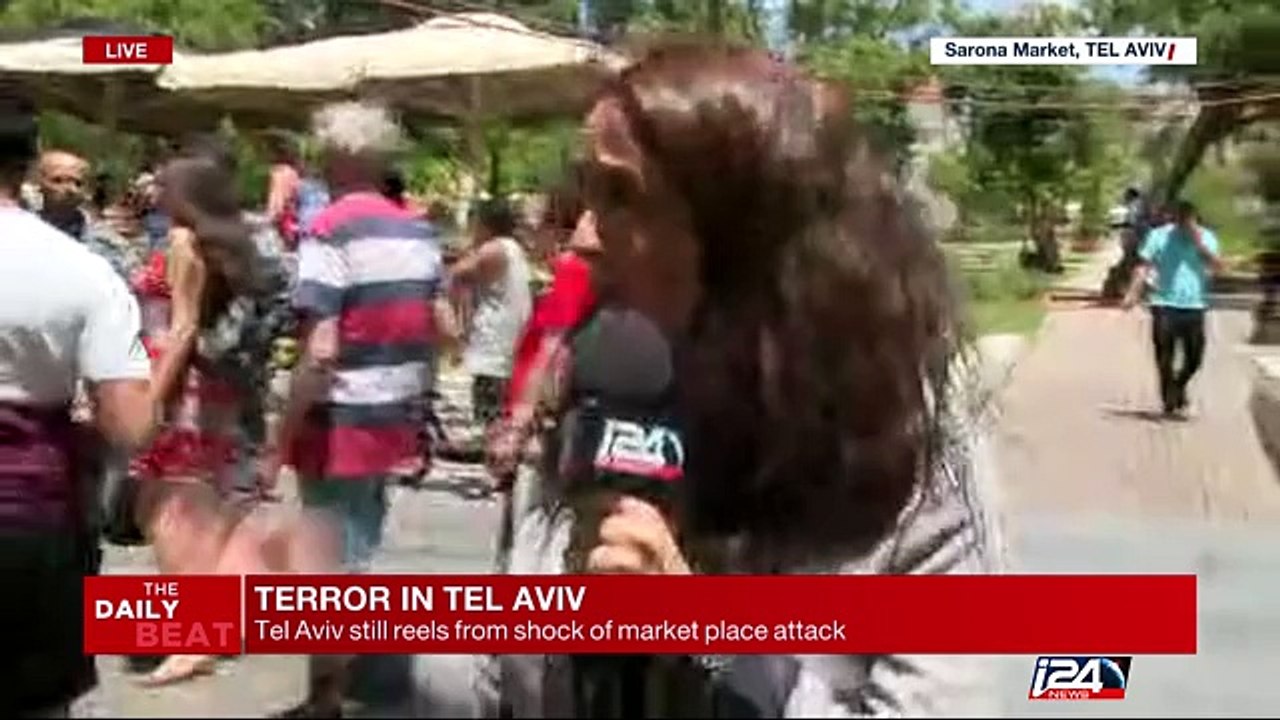 Tel Aviv still reels drom shock of market place attack