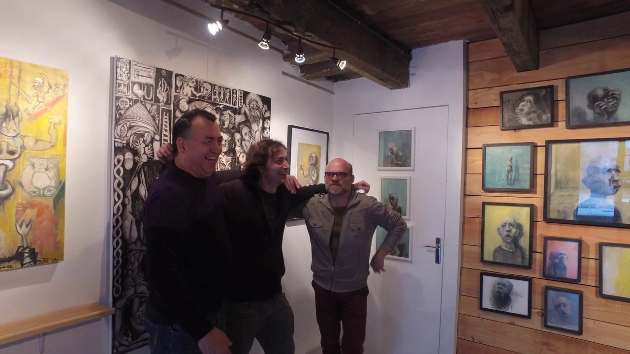 Hubert DUPRILOT et Ricardo PONCE à Désaignes, Mai 2016.