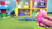 ペッパピッグ おもちゃアニメ ドラえもんとかくれんぼ❤ドラえもん Toy Kids トイキッズ animation Peppa Pig