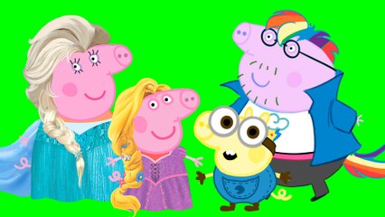 Peppa Pig en español Disney Princess Rapunzel ELSA Frozen My Little Pony Minions