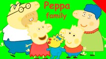 Peppa Pig español famille dans Simpsons Disfraces for Kids Vidéos animation pour les enfants w Songs