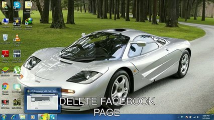 How to Delete Your facebook Page - YouTube