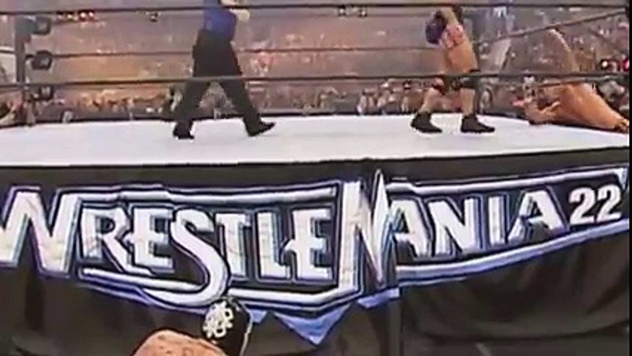 WWE Wrestlemania 22 Rey Mysterio vs Randy Orton vs Kurt Angle Full Match HD