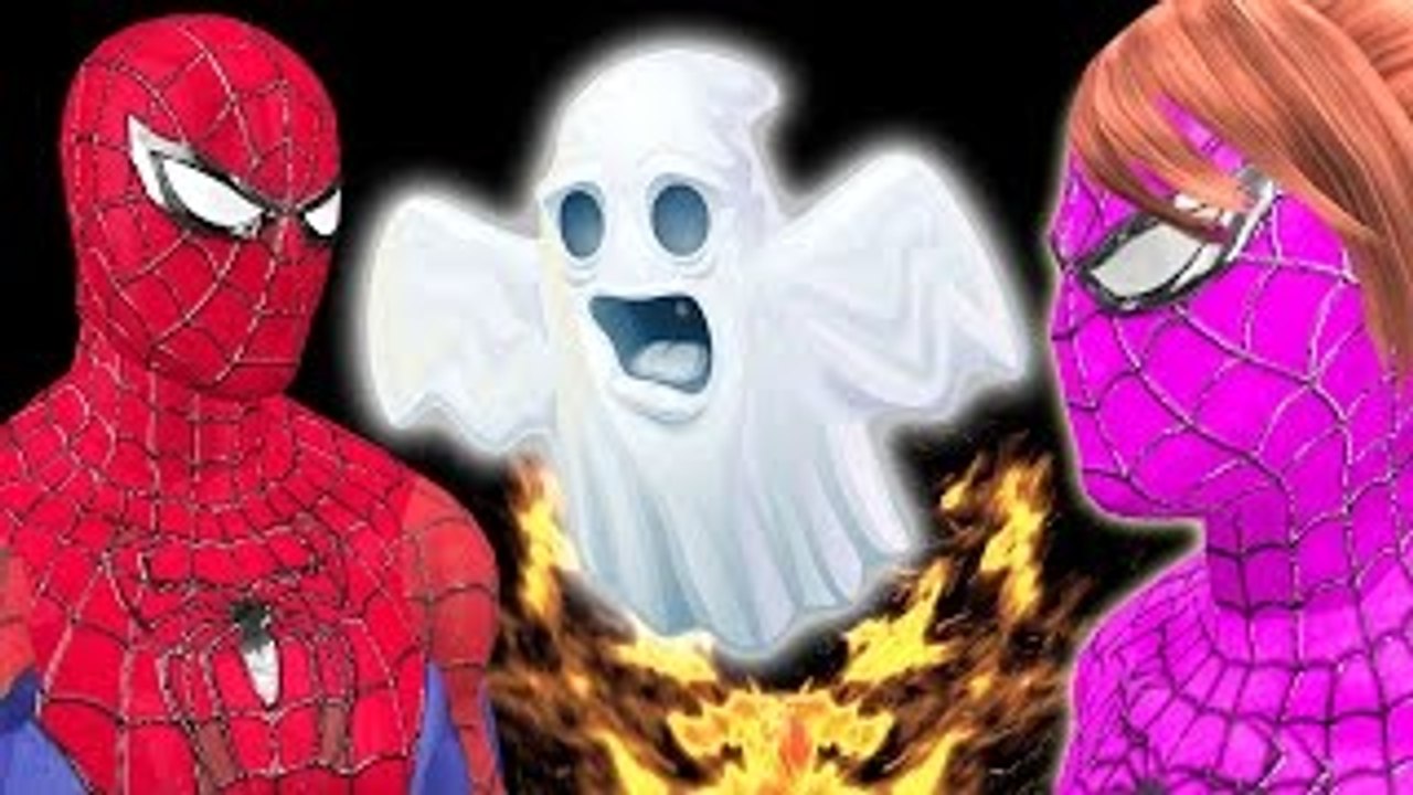 Frozen Elsa Spidergirl | Joker devient fantôme VS Spiderman | Superheroes Véhicules de construction