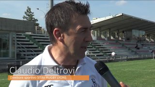 Claudio Deltrovi: Sitav Rugby Lyons vs. Reggio Emilia - 26/09/2015