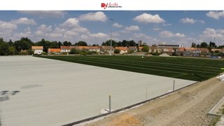 Stade de Saint-André d'Ornay - Pose de la pelouse synthétique - Juin 2016