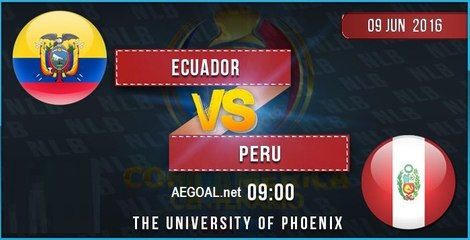 Ecuador vs Peru 2-2 All Goals & Highlights Copa America 09-06-2016 HD