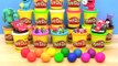 12 Play-Doh Surprise Eggs! Frozen Disney Minions Toys Minnie mouse Playdough Egg
