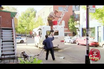 Impossible Ladder Prank - Just For Laughs Gags