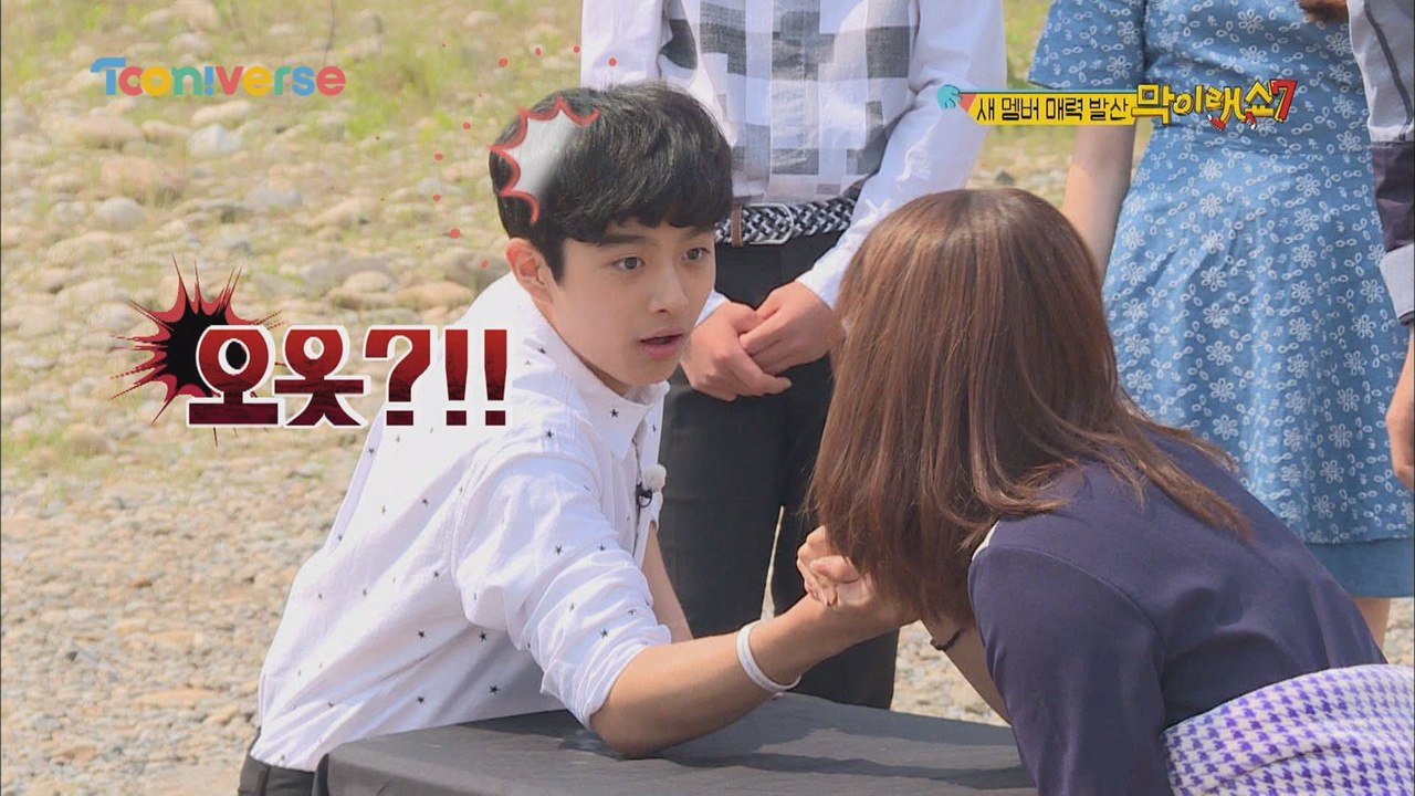 알통맨 상연 VS 힘의 여왕 혜인