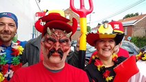 Saint-Georges : cette bande de voisins a décoré les façades du quartier aux couleurs des Diables