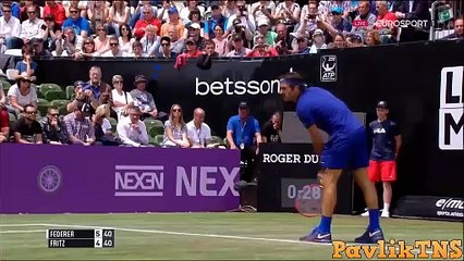 Roger Federer vs Taylor Fritz Mercedes Cup 2016 Round 2