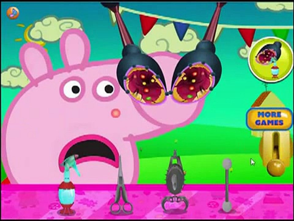 Peppa Pig Nose Doctor - Peppa Pig Games Video For Kids