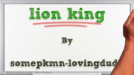 The lion shop king dailymotion english