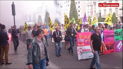 Rennes. 1.200 personnes mobilisées contre la loi Travail (Le Télégramme)